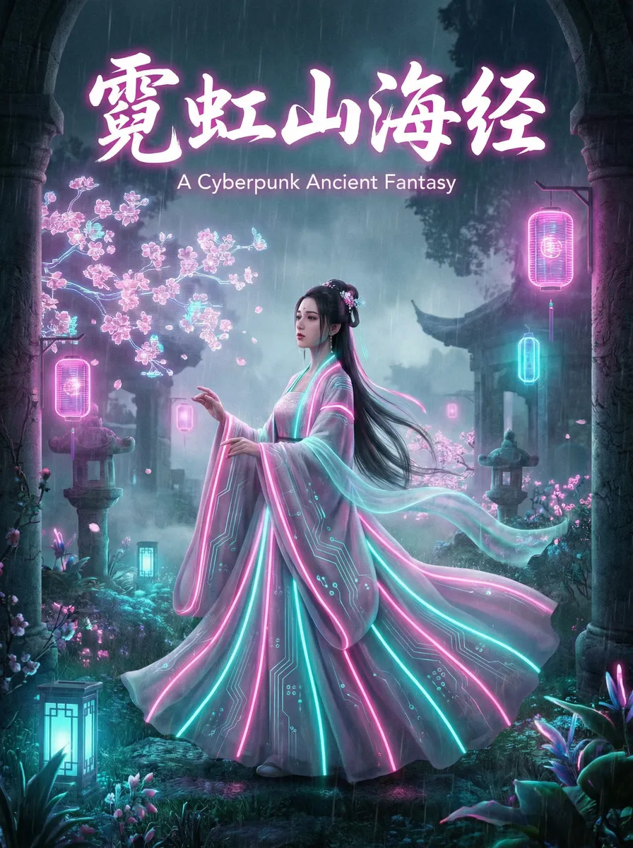 昆仑神宫电视剧2022在线观看 古风奇缘短剧 - 霓虹山海经海报